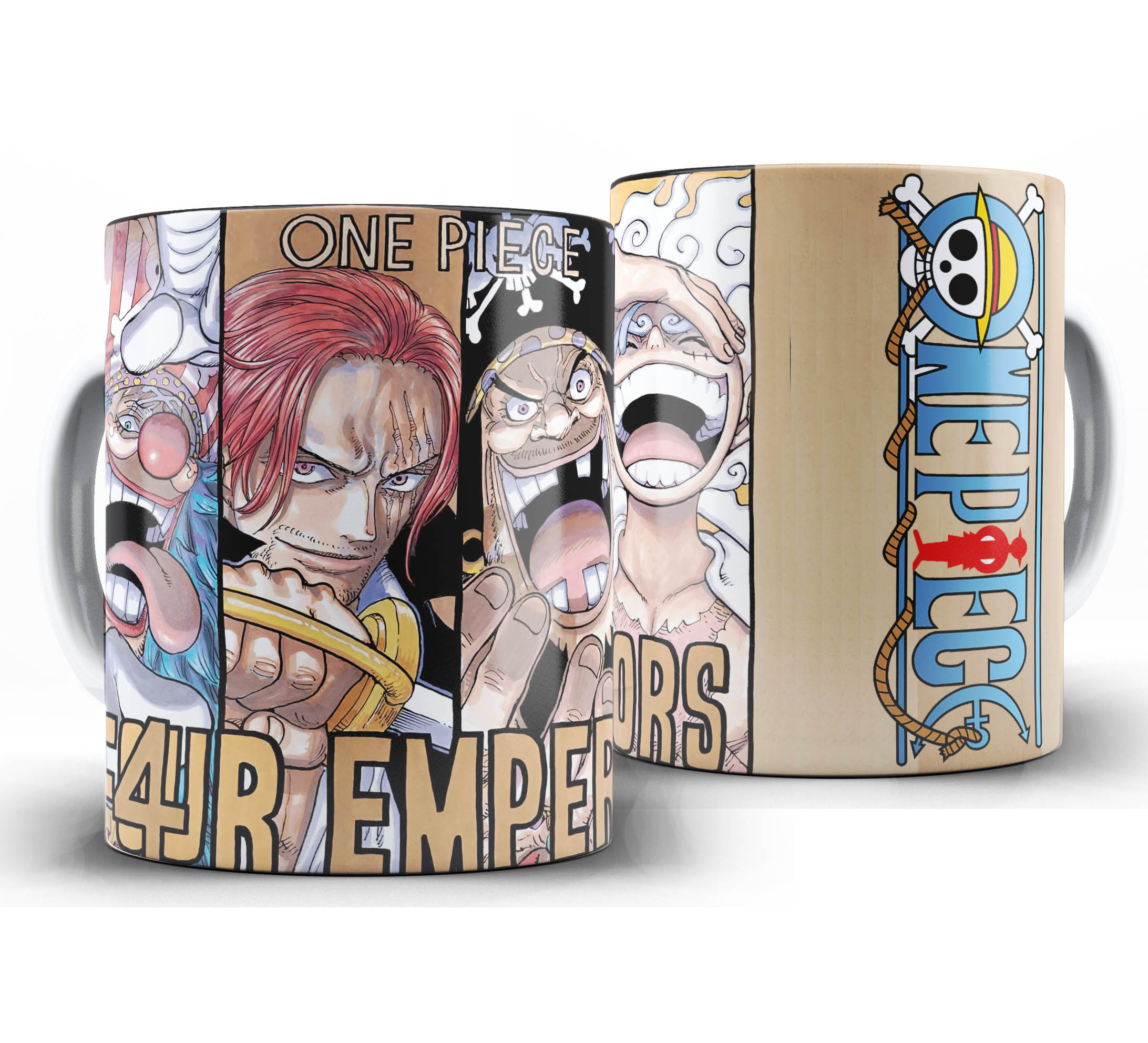 Caneca Anime - One Piece W5 - Four Emperror